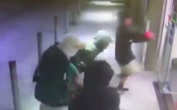 CCTV footage from the Mobil station in Kaikohe