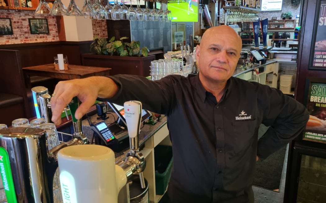 Crowded House Bar and Grill owner Kerry Simeon is hoping for a busy night