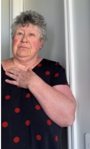 Judith Webby changed her name to Louise Harrison but is now going by Elizabeth Somerfield, or Liz.
