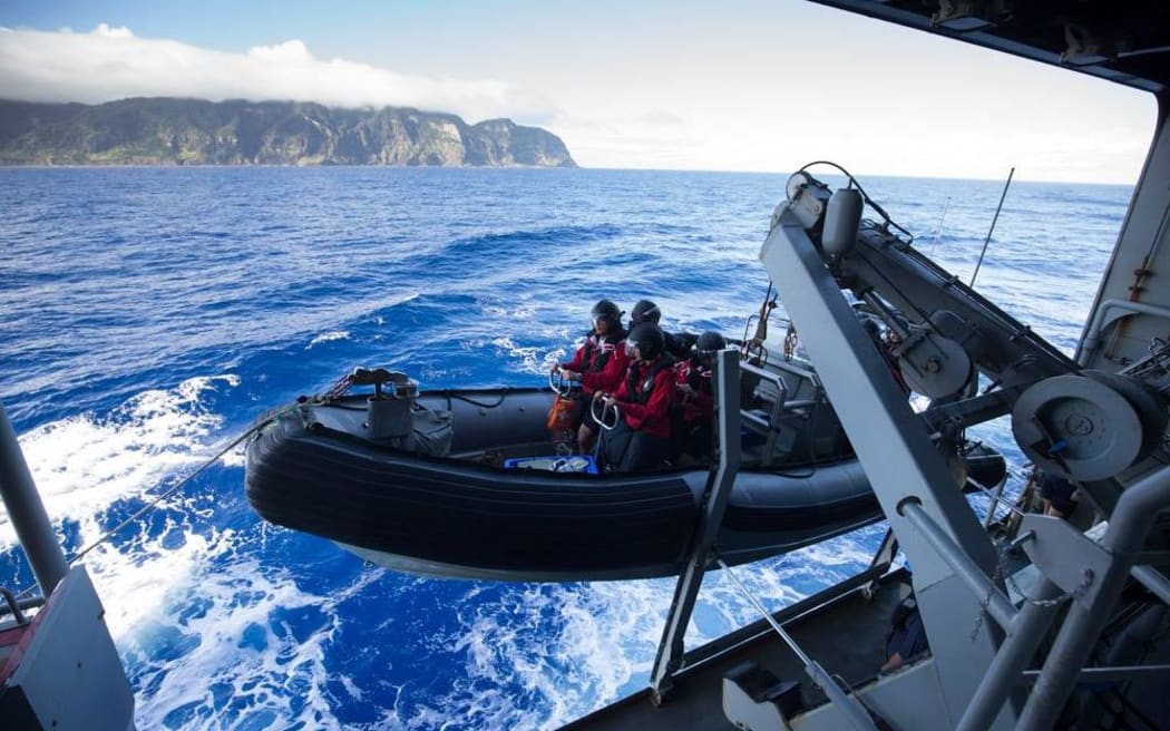 Members of the Sir Peter Blake Trust expedition to the Kermadec Islands were not allowed to set foot on the island.
