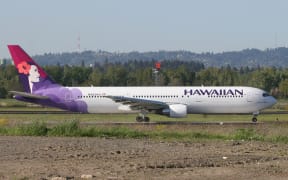 A Hawaiian Airlines plane.