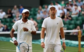 Tennis pair Raven Klaasen and Michael Venus