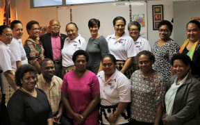 Anti-violence campaigners from Fiji and Tonga in Suva