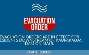 Evacuation order for Maui residents downstream from Kaupakalua Dam