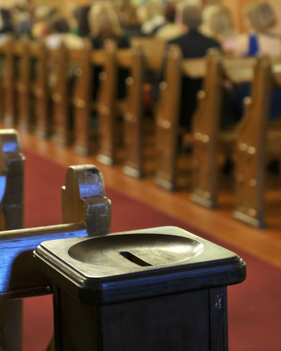 17385015 - church donation box