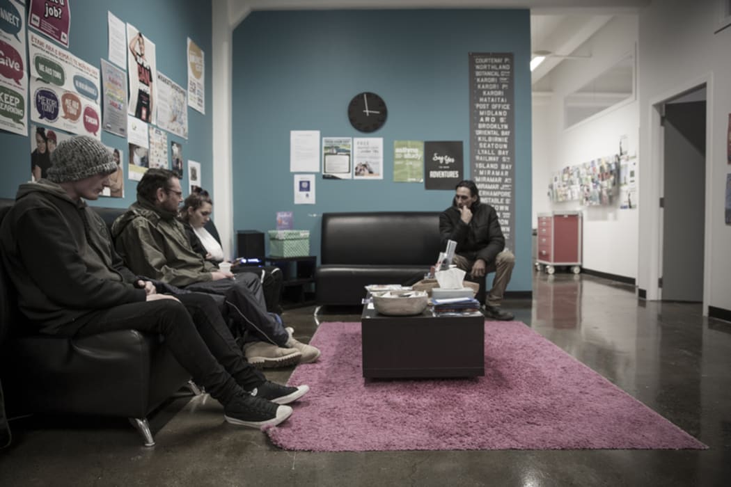 Evolve youth Service, young people wait to see a health care professional