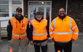 Three generations of one whānau - Queron Tipaki, Hemi Foster and Raymond Foster - have moved to the South Island.
