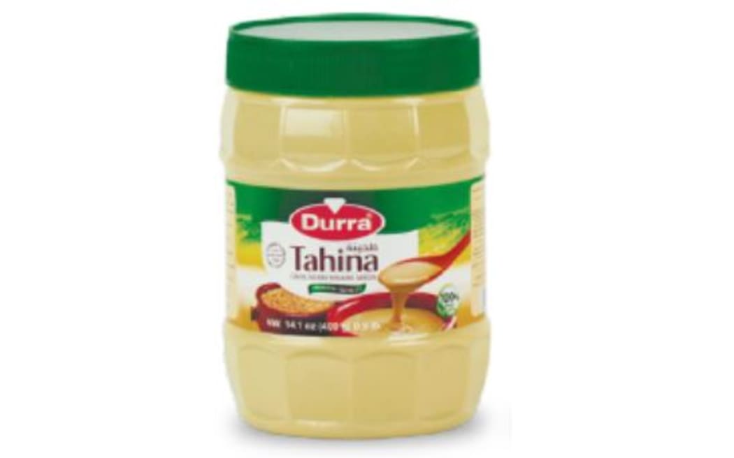 Durra brand tahini, which has been taken off the shelves due to the possible presence of Salmonella.