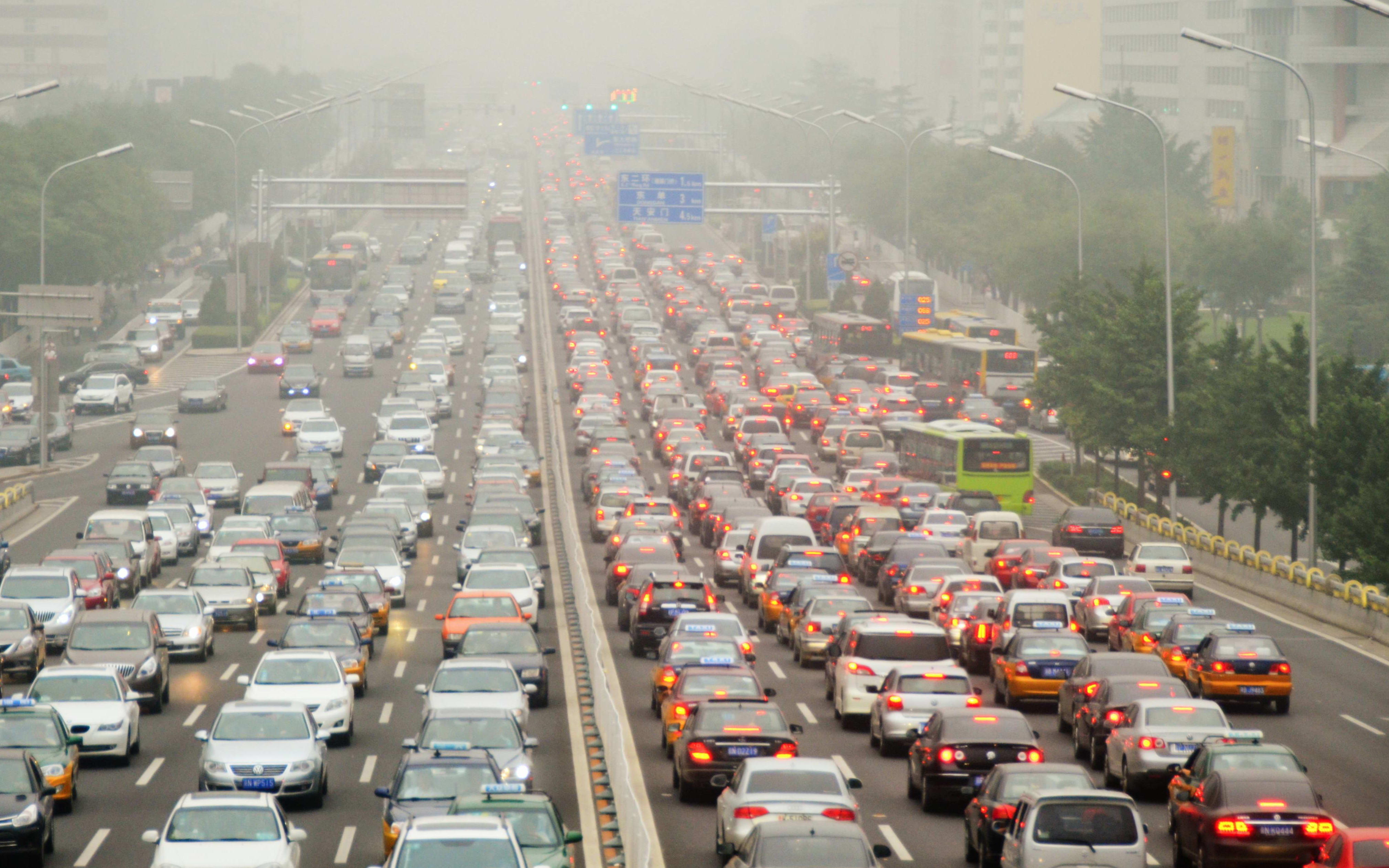 Traffic in Beijing.