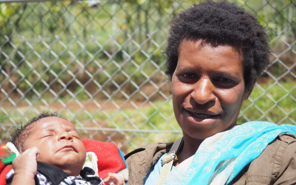 mother and baby in PNG