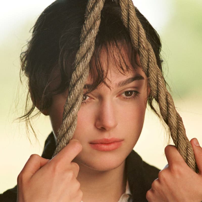 Keira Knightley in the 2005 film version of Pride & Prejudice.