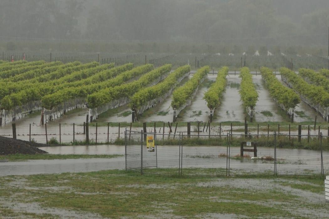 Flooding at Linden Estate winery