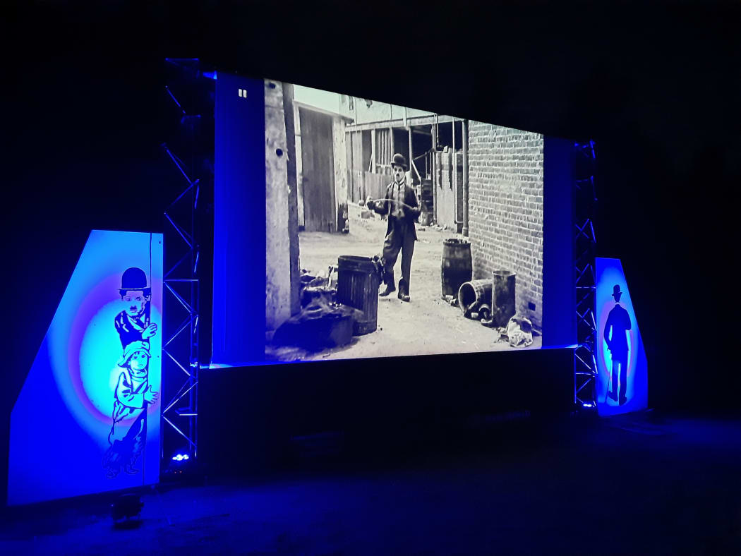 Silent movies at The Old Dairy Factory, Norsewood