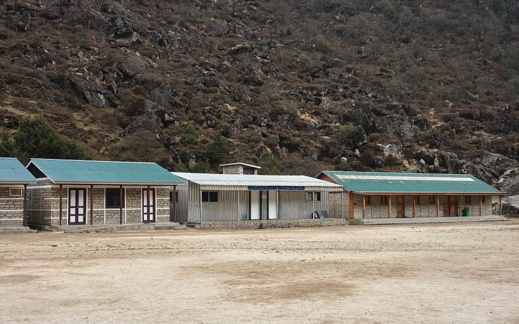 The Sir Edmund Hillary visitor centre in Khumjung Village repurposed the 1961 building Sir Edmund and his wife built as a classroom after his historic summit of Mount Everest.