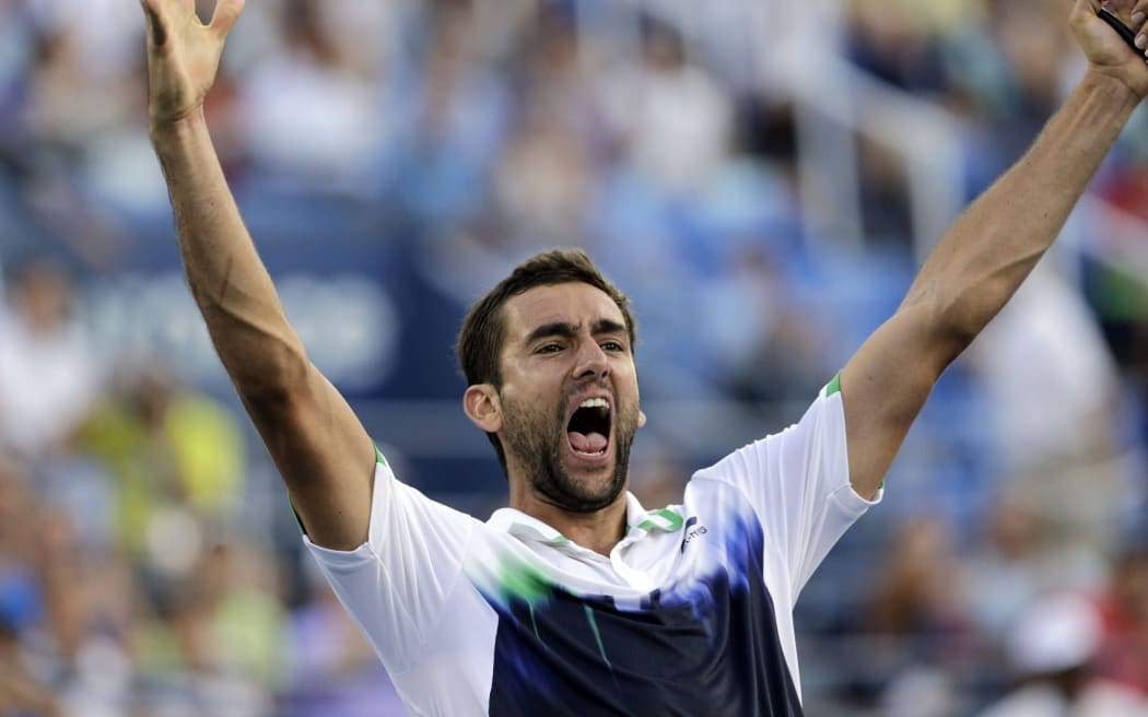 Winner of the US Tennis Open Marin Cilic, who a year ago was serving a drug ban.
