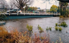 Barbadoes Street Bridge over the Ōtakaro Avo River, Christchurch City., 26 July 2022