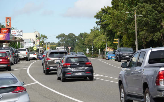 State Highway 57 through Shannon is open, despite one lane of the road being closed near Levin.
