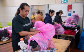 Māngere Memorial Hall has become an emergency centre, with supplies and support for those impacted by the Auckland floods on Friday, 27 January 2023.
