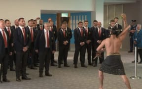 British and Irish Lions team welcomed.