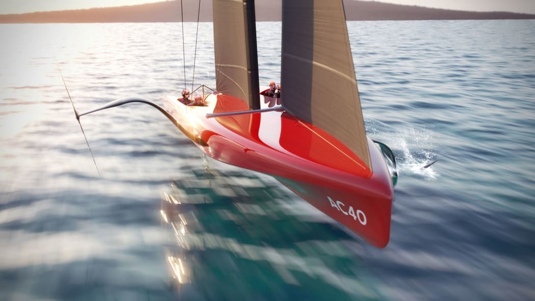 America's Cup AC40 boat