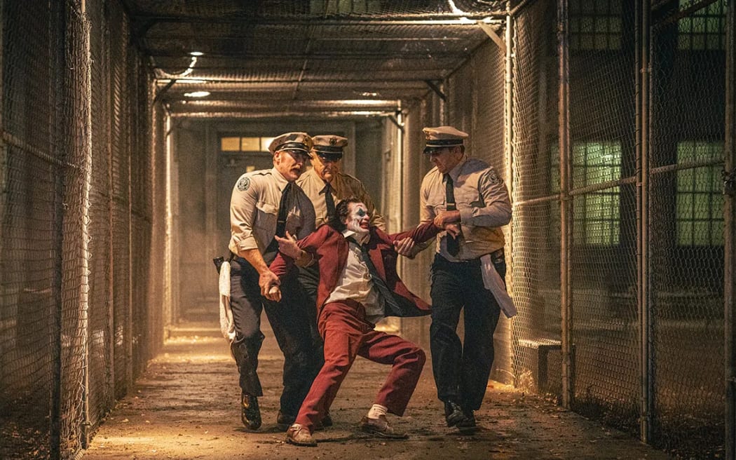 Joaquin Phoenix in Joker: Folie à Deux.