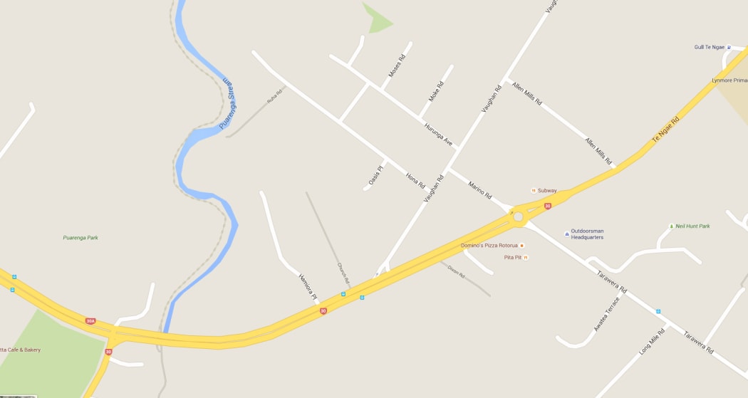 Police shot the man on Te Ngae Road, between Vaughan and Allen Mills Roads.