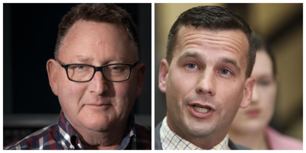 Reserve Bank governor Adrian Orr and ACT Party leader David Seymour.