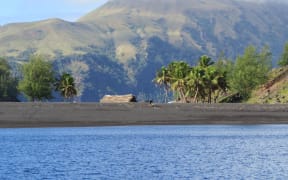 The island of Pagan in the Northern Marianas.