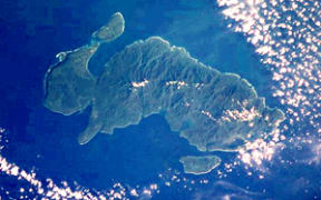 NASA picture of Nende, known also as Santa Cruz, in Solomon Islands' Temotu province.