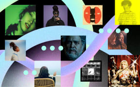collage of album covers