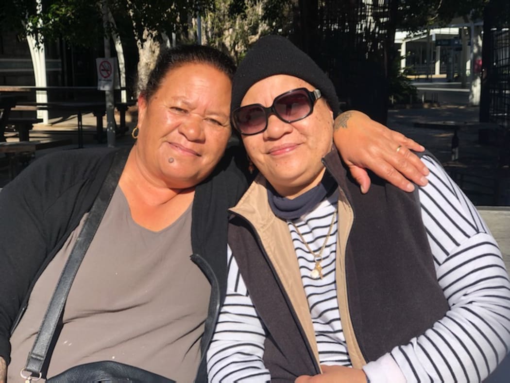 Sisters Joanne Minimita, left, and Debbie Ngare in Sydney.
