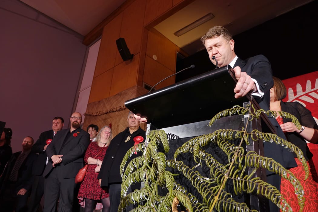 David Cunliffe admits defeat to supporters on election night.