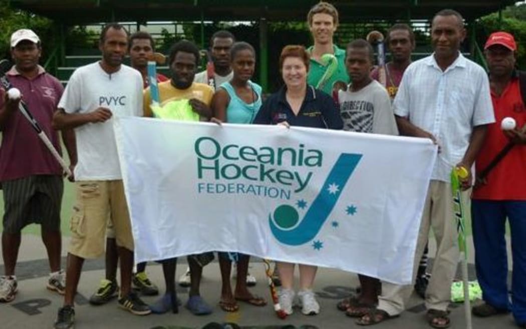 Continental Development Officer, Gill Gemming, during a recent trip to Vanuatu