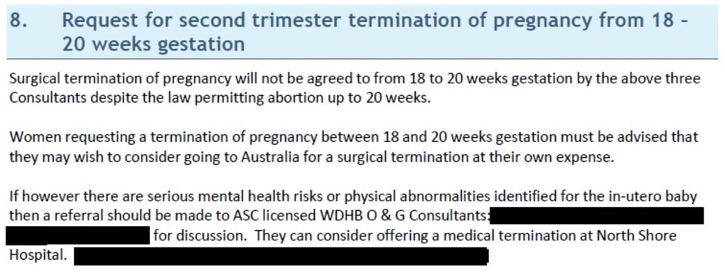 Waitemata DHB policy