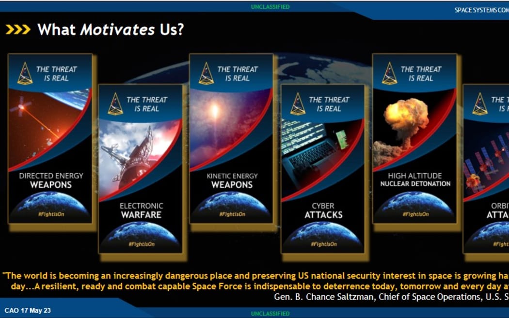 US Space Force documents mentioning New Zealand.