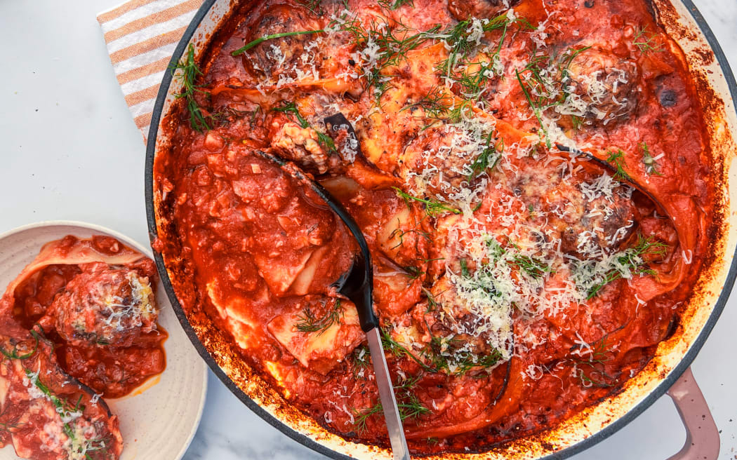 Sam Parish's One-pan Lamb and Fennel Lasagne