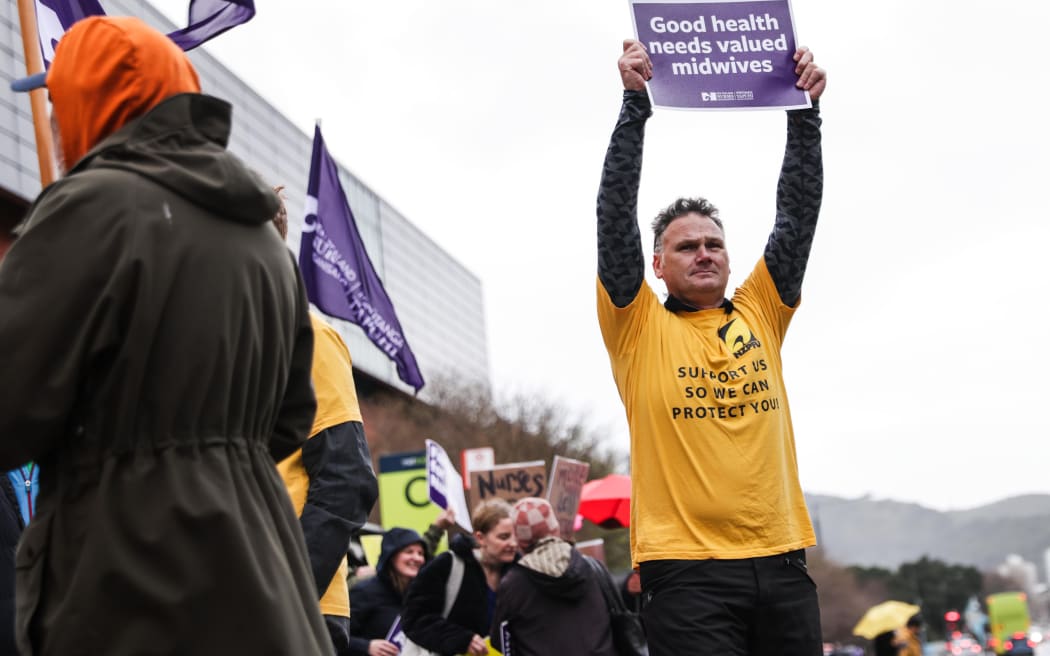 Protesters in Wellington, 30 July 2025.