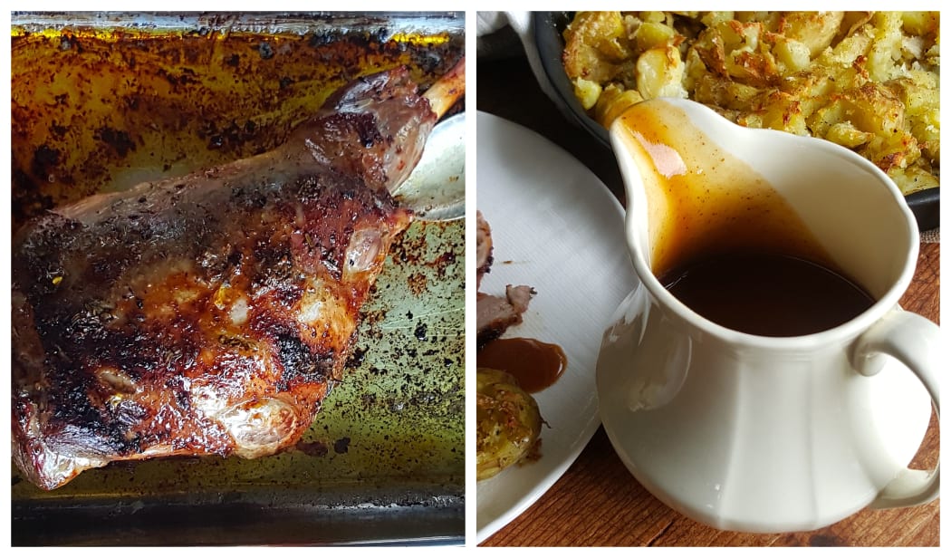 Roast Lamb with Orange & Thyme