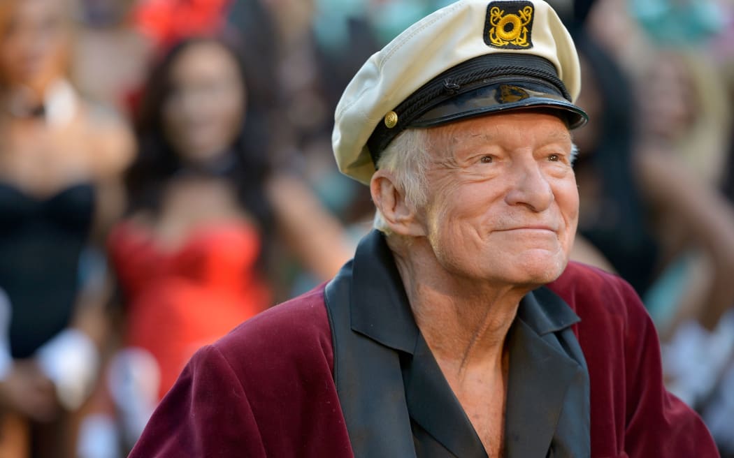 Hugh Hefner at Playboy's 60th anniversary party in 2014.