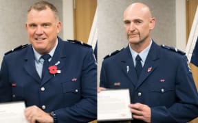 Senior Constables Jim Manning (left) and Scott Carmody