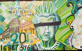 Te Awanga artist Mauricio Benega’s art replicating New Zealand’s $20 note will feature in Hastings Art Gallery Local Lockdown exhibition.