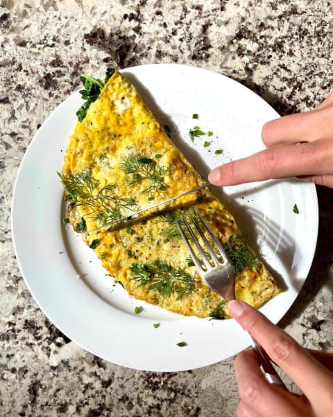 Omelette with Fine Herbs.