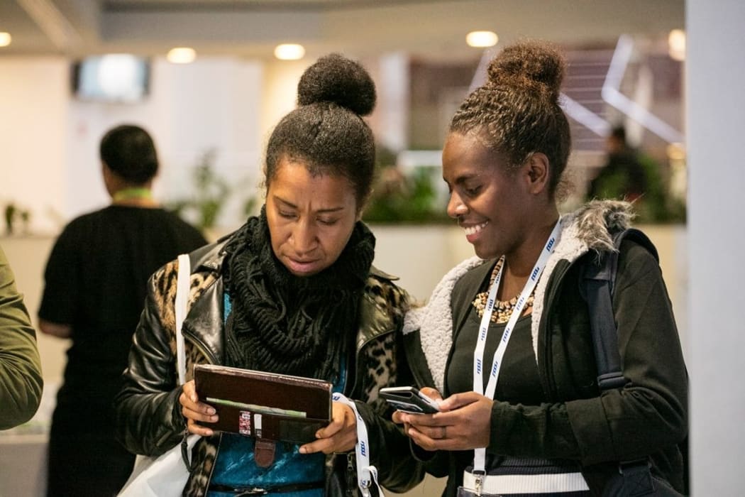 Pacific Islanders embrace technology.