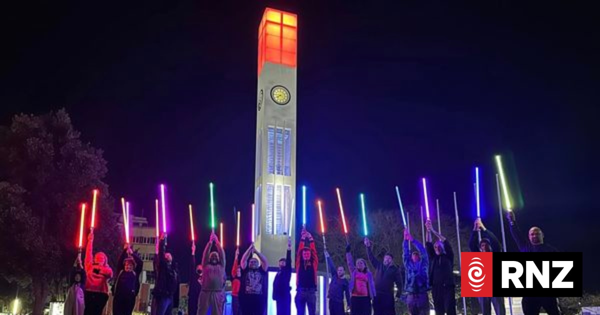 How New Zealand's largest lightsaber group 'forged a village'
