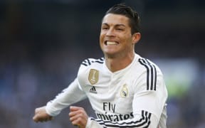 Real Madrid's Cristiano Ronaldo in action.