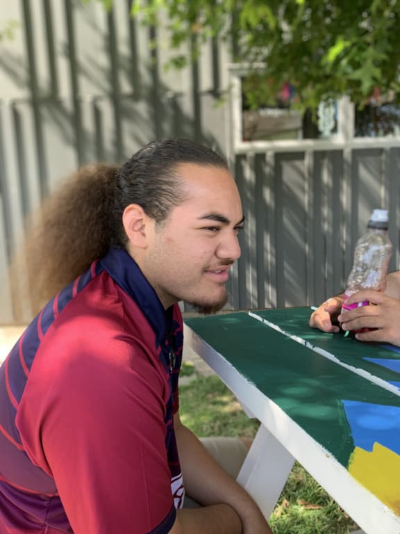 Kaipati Naniseni, Year 13 prefect and member of Rugby League First XIII Team