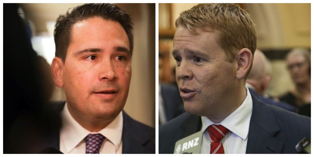 Simon Bridges and Chris Hipkins