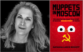 Author image and book cover