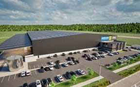 Render of a big box retailer.