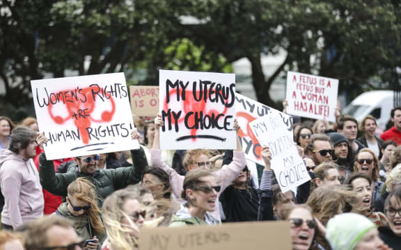 Abortion rally.
